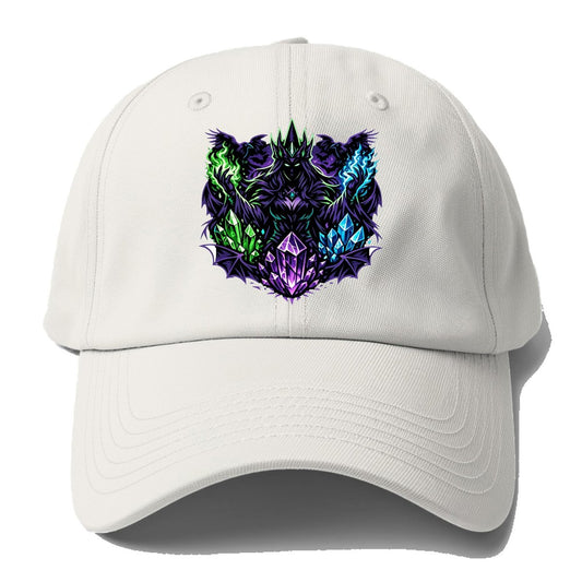 Dark Sorceress Crystal Baseball Cap – Off White