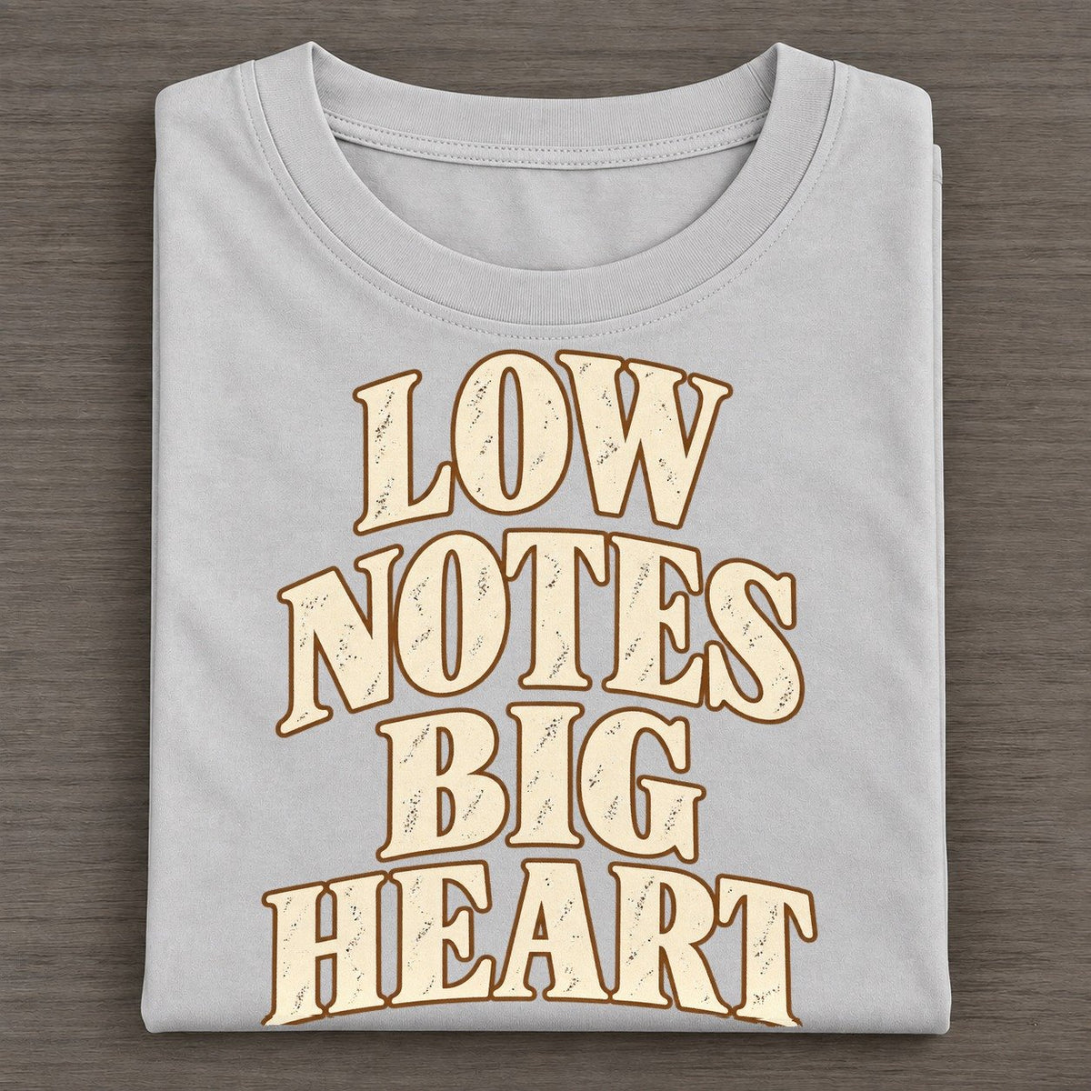Low Notes Big Heart Pastimes Companions Classic T-shirt – Grey