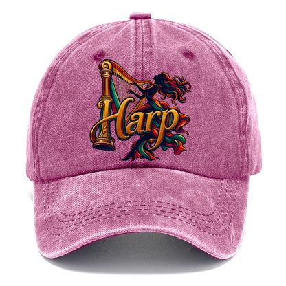 Harp Wordmark Music Instruments Classic Cap – Dusty Rose