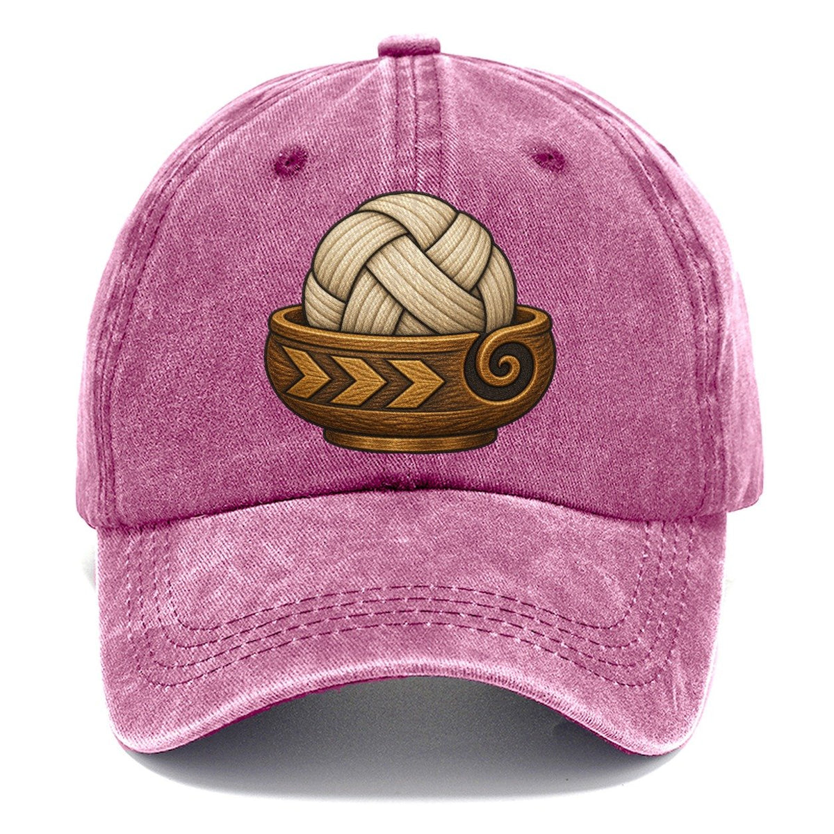 Carved Yarn Bowl Yarn Crafts Classic Cap – Dusty Rose