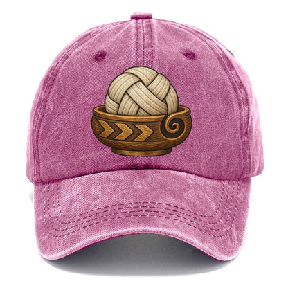 Carved Yarn Bowl Yarn Crafts Classic Cap – Dusty Rose