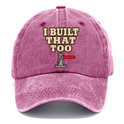 I Built That Too Model Railways Classic Cap – Dusty Rose