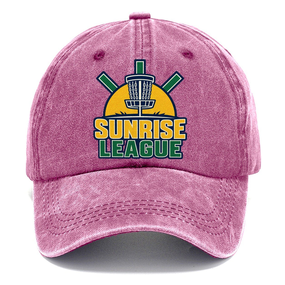 Sunrise League Disc Golf Classic Cap – Dusty Rose