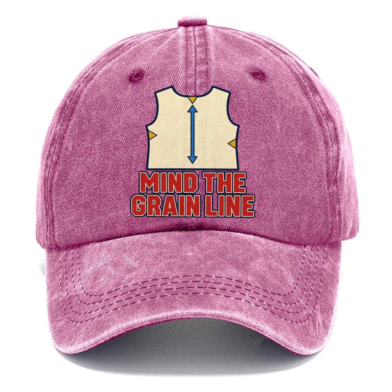 Mind The Grain Line Sewing And Quilting Classic Cap – Dusty Rose