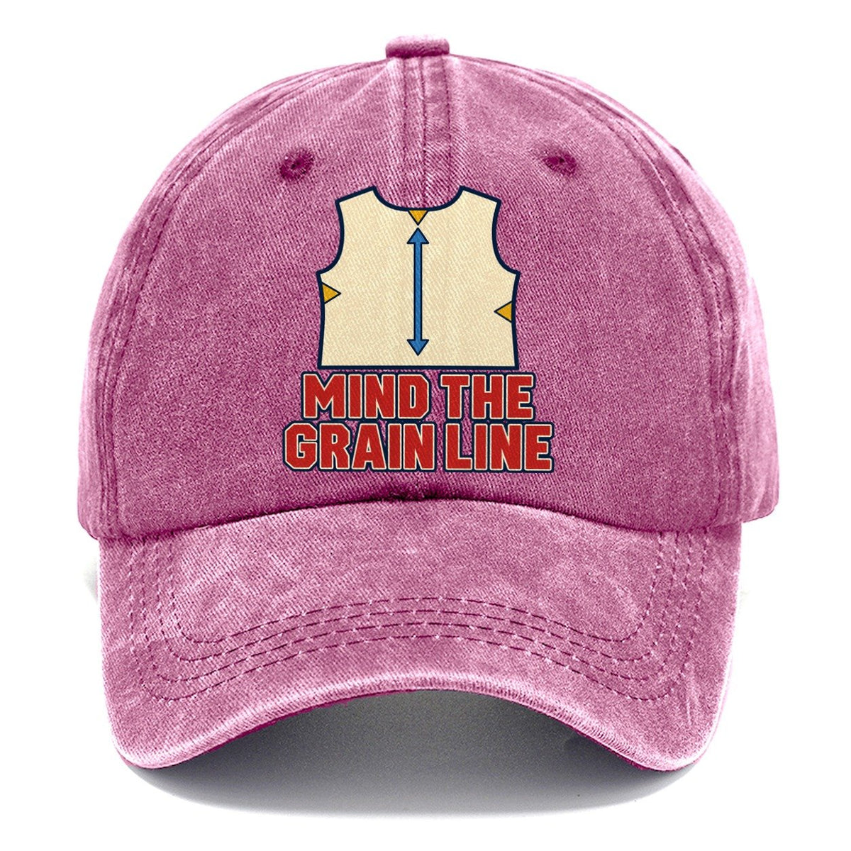 Mind The Grain Line Sewing And Quilting Classic Cap – Dusty Rose
