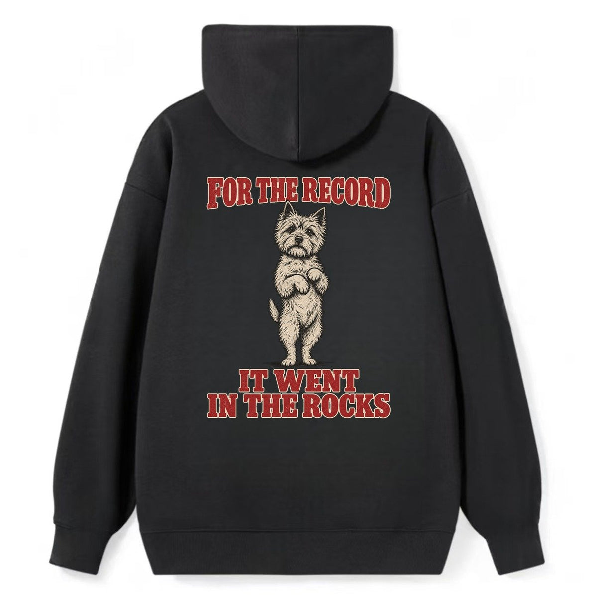 Cairn Terrier Dog Declarations Classic Pullover Hoodie – Black