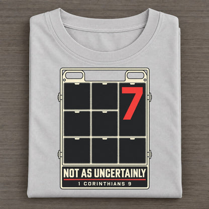 Not As Uncertainly Pit Board Parables Classic T-shirt – Grey