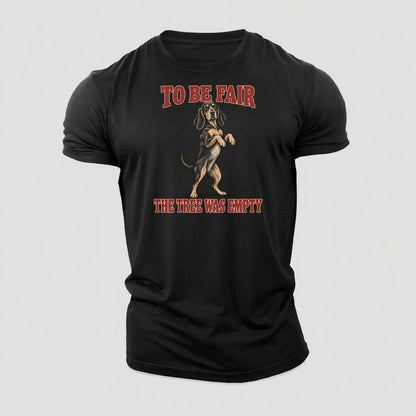 Black And Tan Coonhound Dog Declarations Cotton T-Shirt – Black