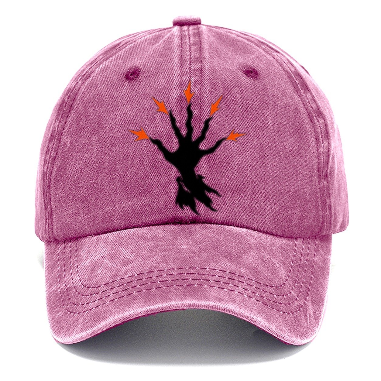 Spellcasting Hand With Sparks Witch Magic Classic Cap – Dusty Rose