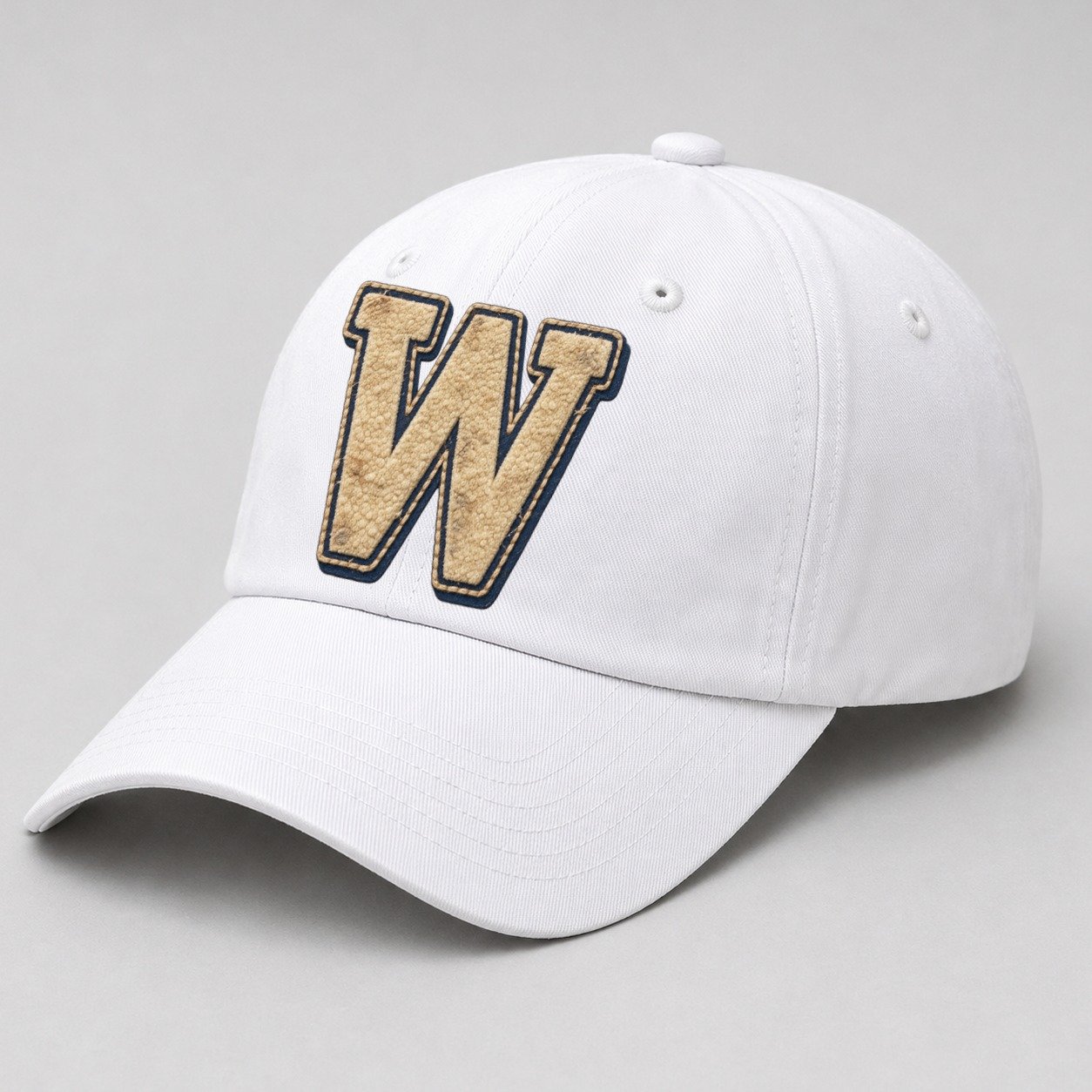 White — angle view