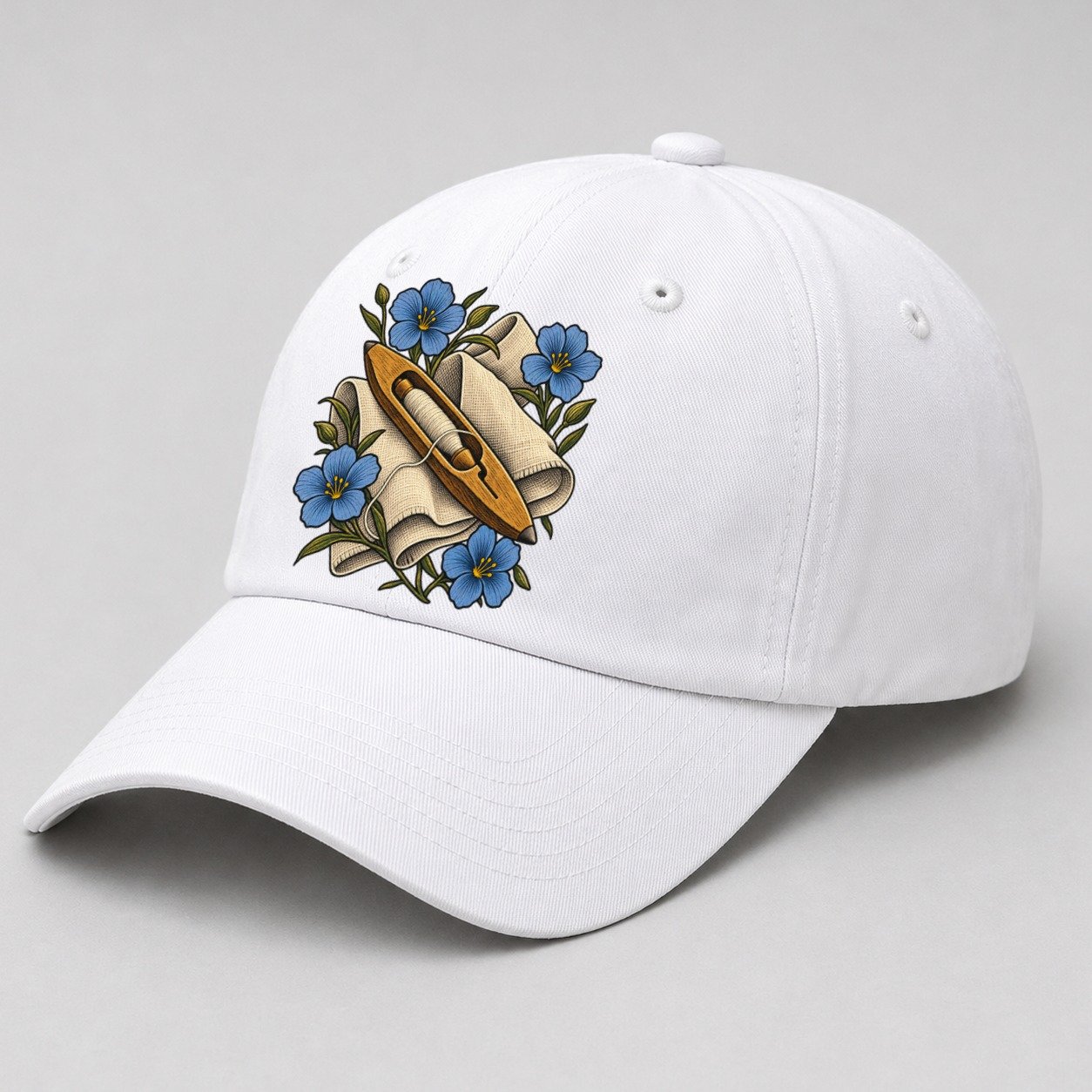 White — angle view
