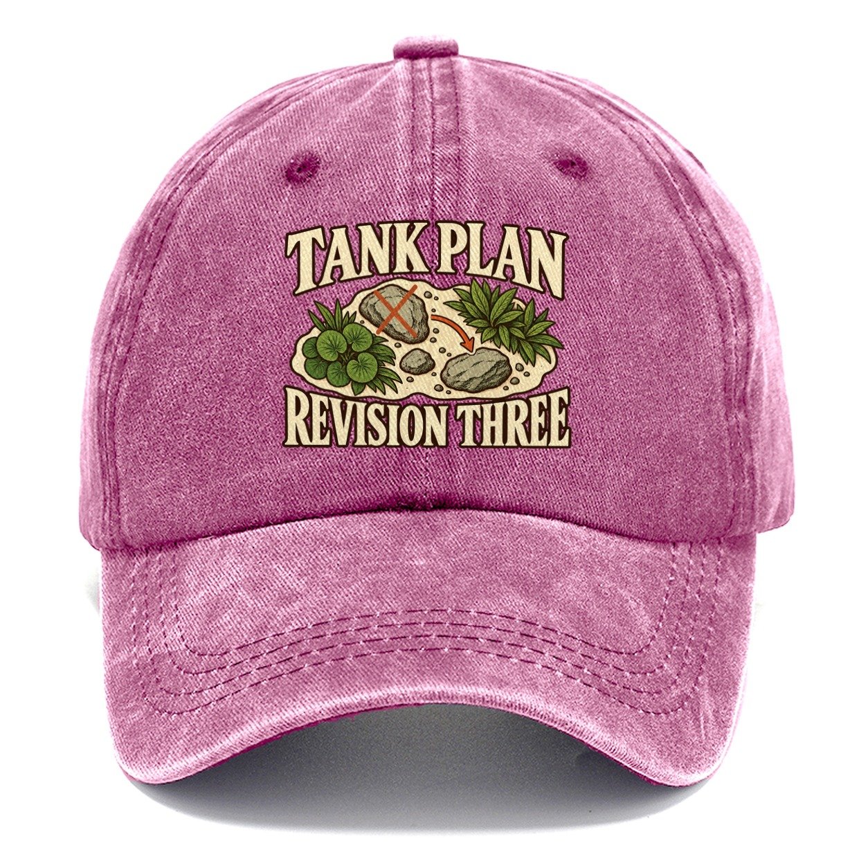 Tank Plan Revision Three Aquarium Keeping Classic Cap – Dusty Rose
