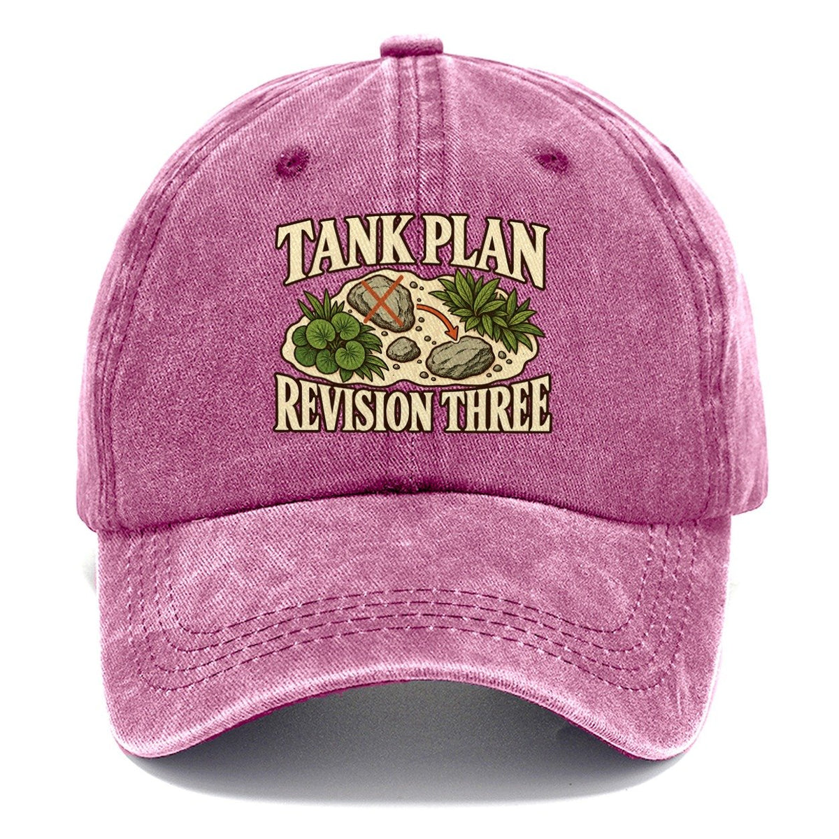 Tank Plan Revision Three Aquarium Keeping Classic Cap – Dusty Rose
