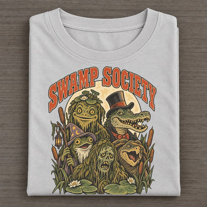 Swamp Society Ghoul Mixer Classic T-shirt – Grey
