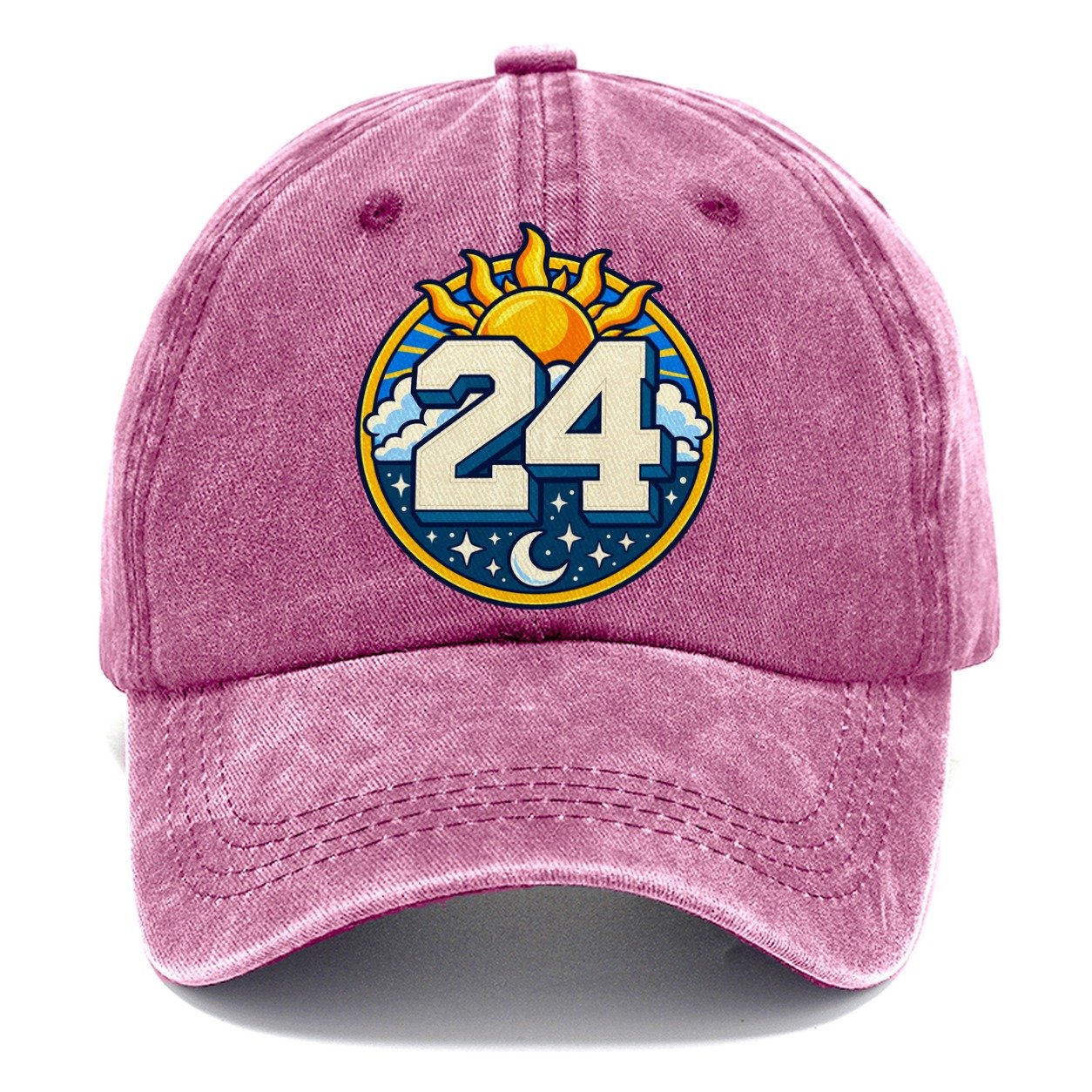 All Day Every Hour Number Club Classic Cap – Dusty Rose