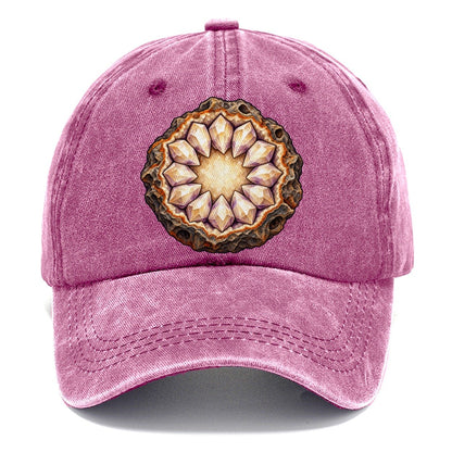 Split Geode Half Rocks And Minerals Classic Cap – Dusty Rose
