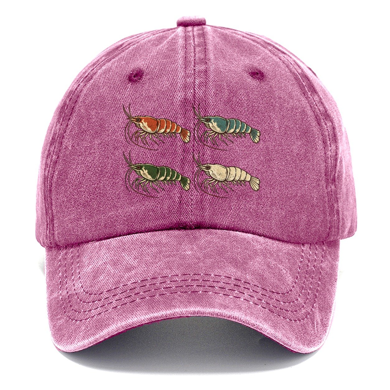 Shrimp Colour Study Aquarium Keeping Classic Cap – Dusty Rose