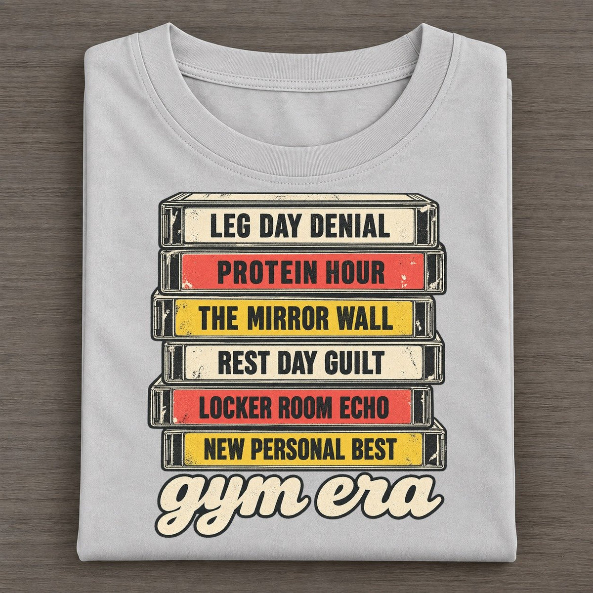 Gym Era Rewind Shelf Classic T-shirt – Grey