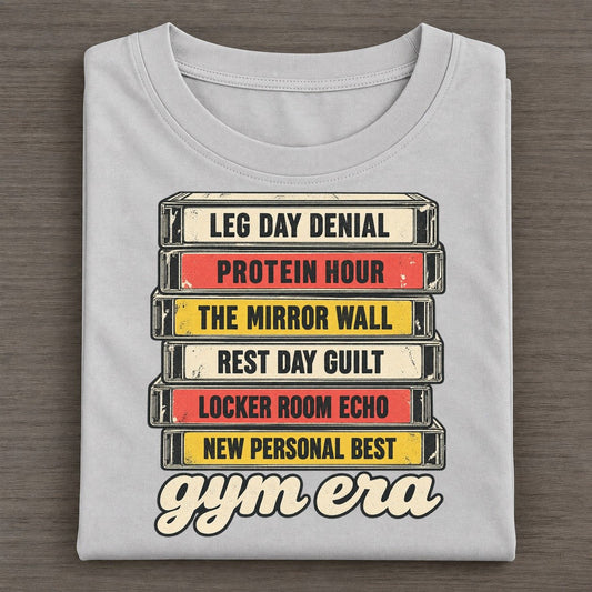 Gym Era Rewind Shelf Classic T-shirt – Grey