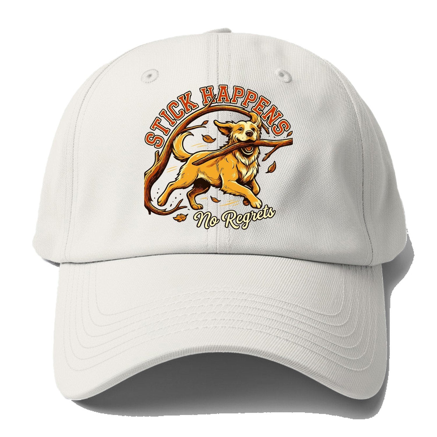 No Regrets Baseball Cap – Off White