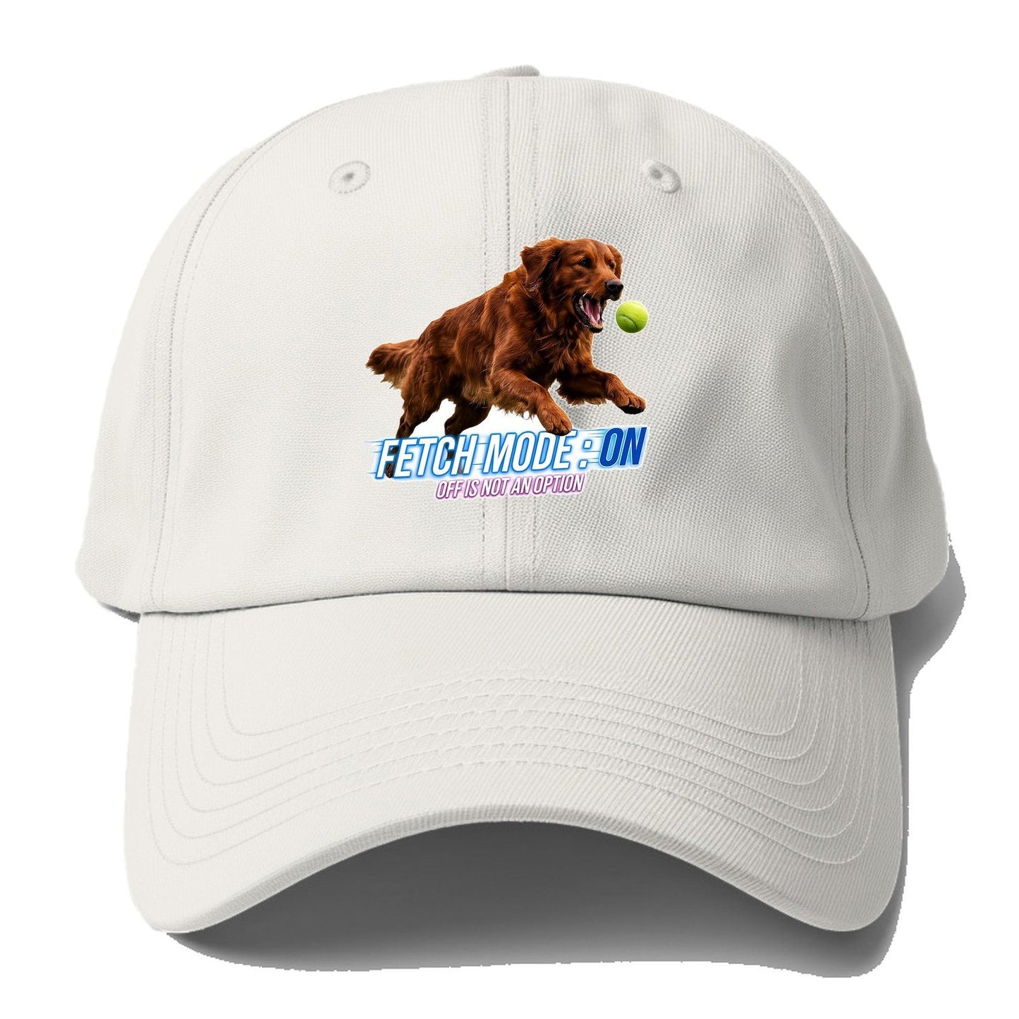 Fetch Mode Baseball Cap – Off White