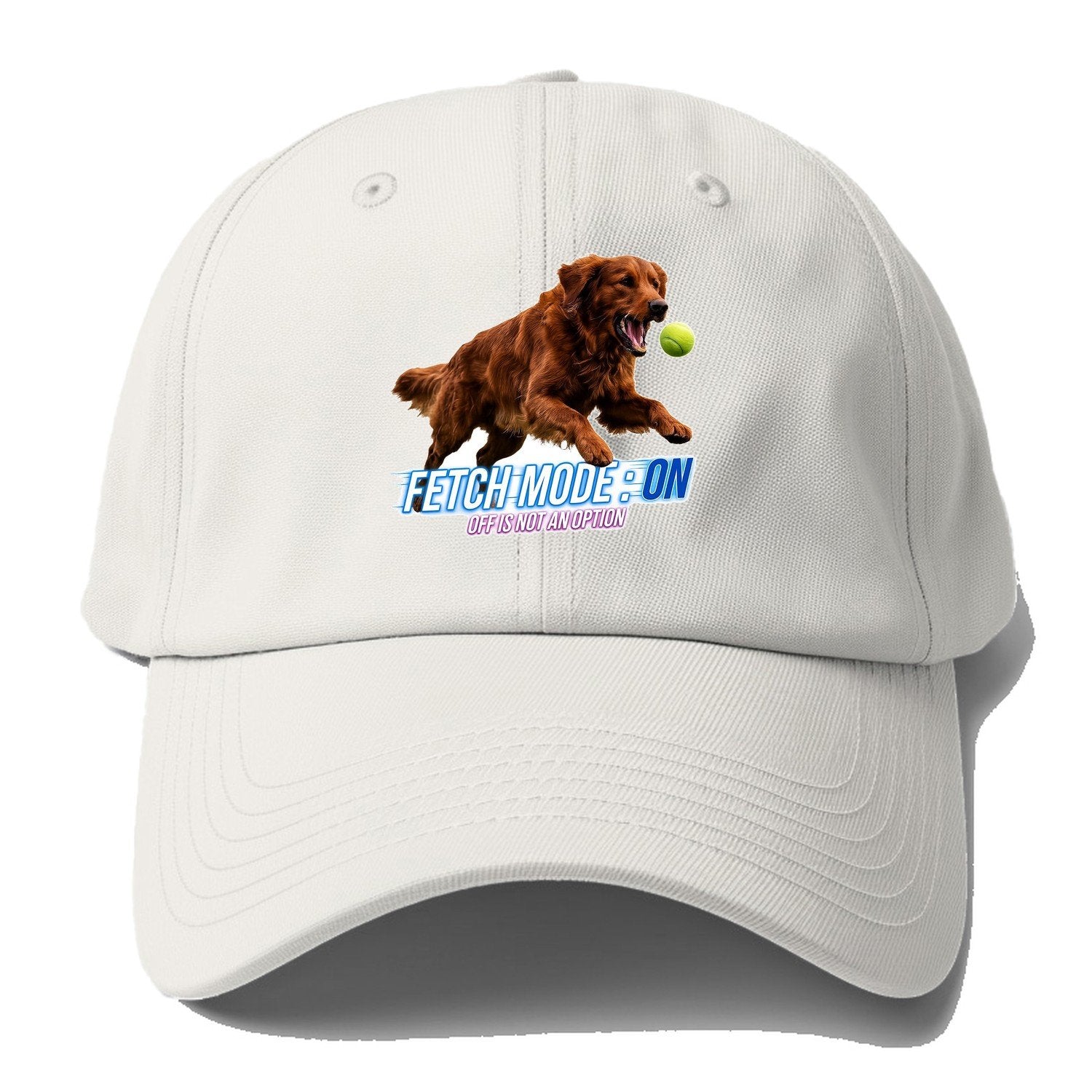 Fetch Mode Baseball Cap – Off White