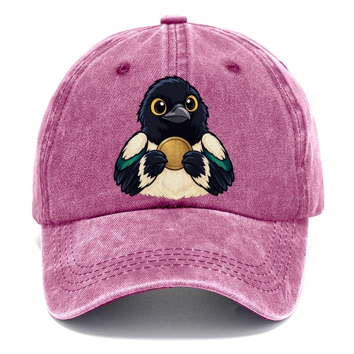 Magpie With A Find Treasure Hunting Classic Cap – Dusty Rose