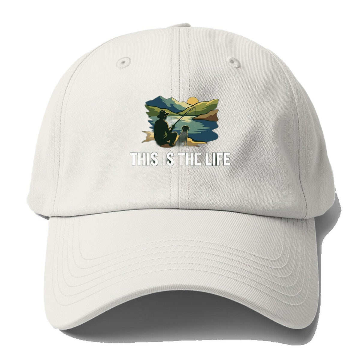 This Is The Life Baseball Cap – Off White