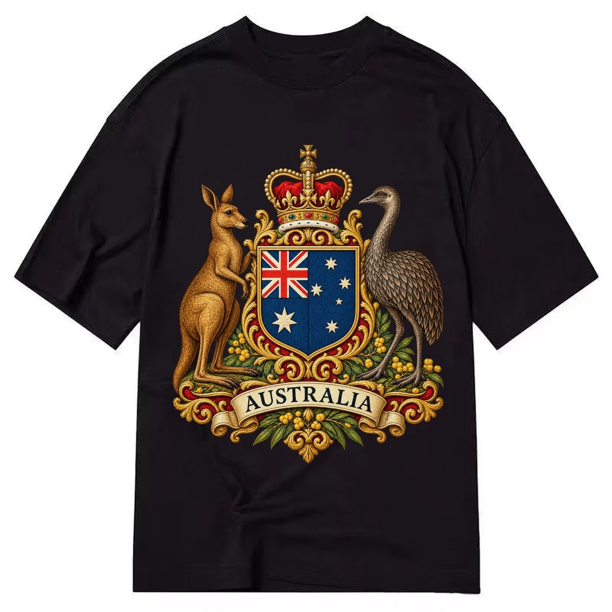 Heritage Coat Badge Classic T-shirt – Black