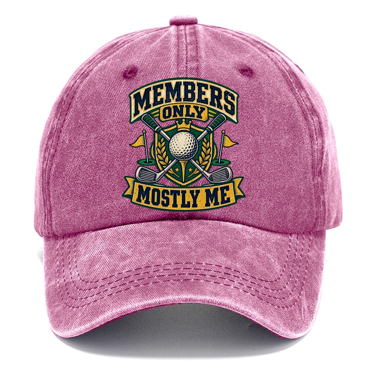 Members Only Mostly Me Golf Life Classic Cap – Dusty Rose