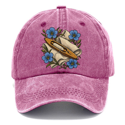 Ulster Linen Shuttle And Flax Uk Culture Heritage Classic Cap – Dusty Rose