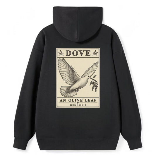 Dove Specimen Plate Creature Canticle Classic Pullover Hoodie – Black