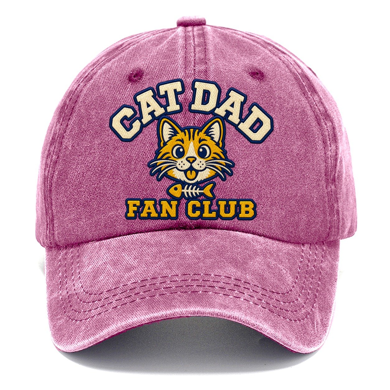 Cat Dad Fan Club Classic Cap – Dusty Rose