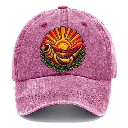 Shofar Sunrise Judaism Heritage Classic Cap – Dusty Rose