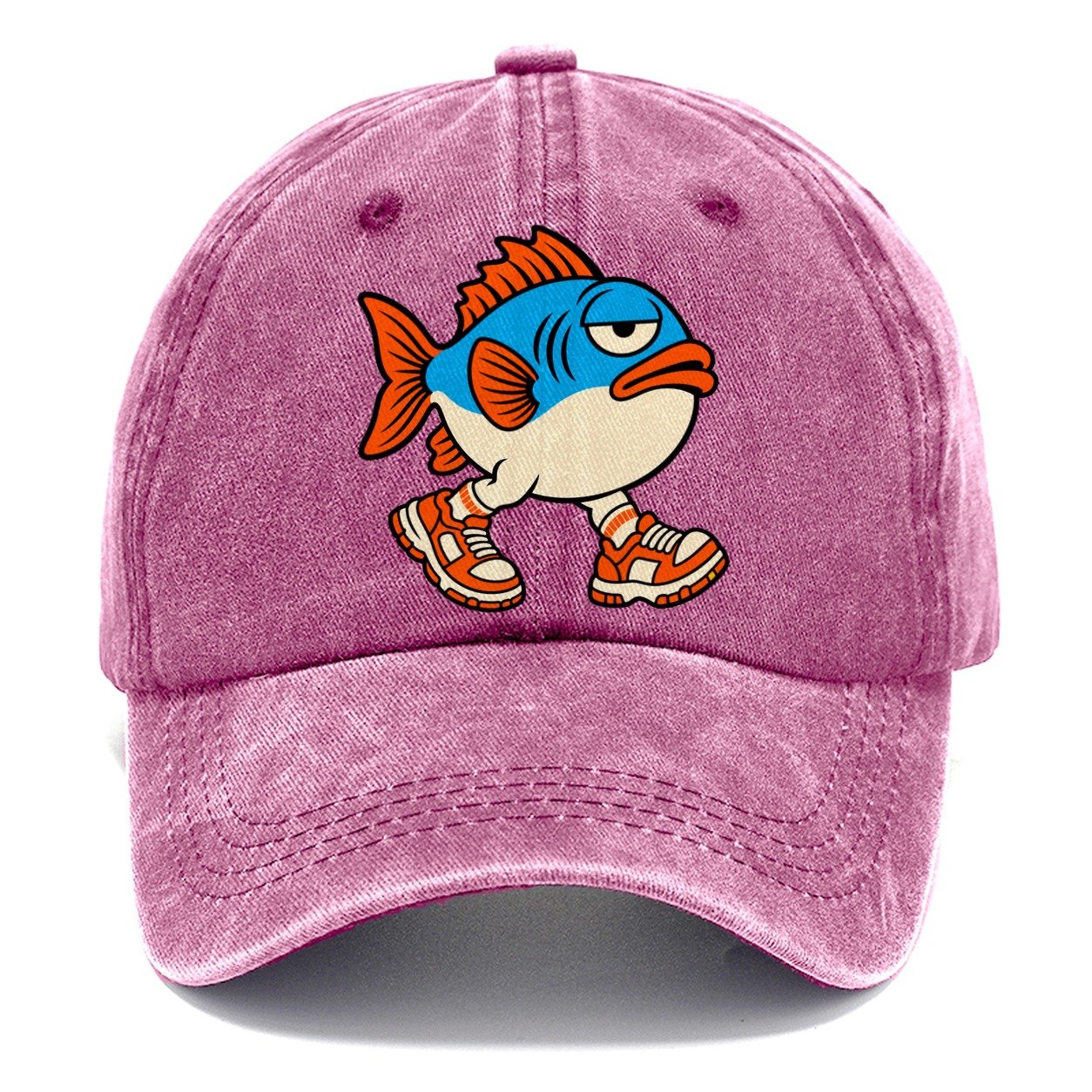 Fish With Legs Crazy Styles Classic Cap – Dusty Rose