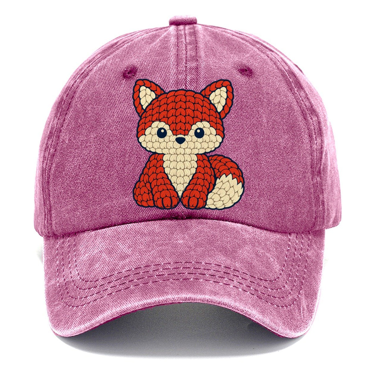 Amigurumi Fox Yarn Crafts Classic Cap – Dusty Rose