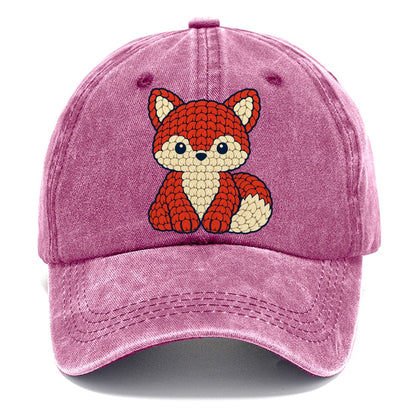 Amigurumi Fox Yarn Crafts Classic Cap – Dusty Rose