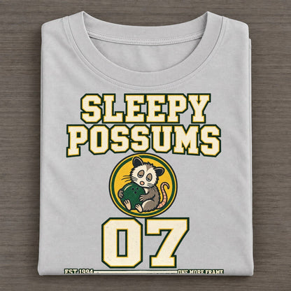 Possum Bowling Sunday Nobodies Classic T-shirt – Grey