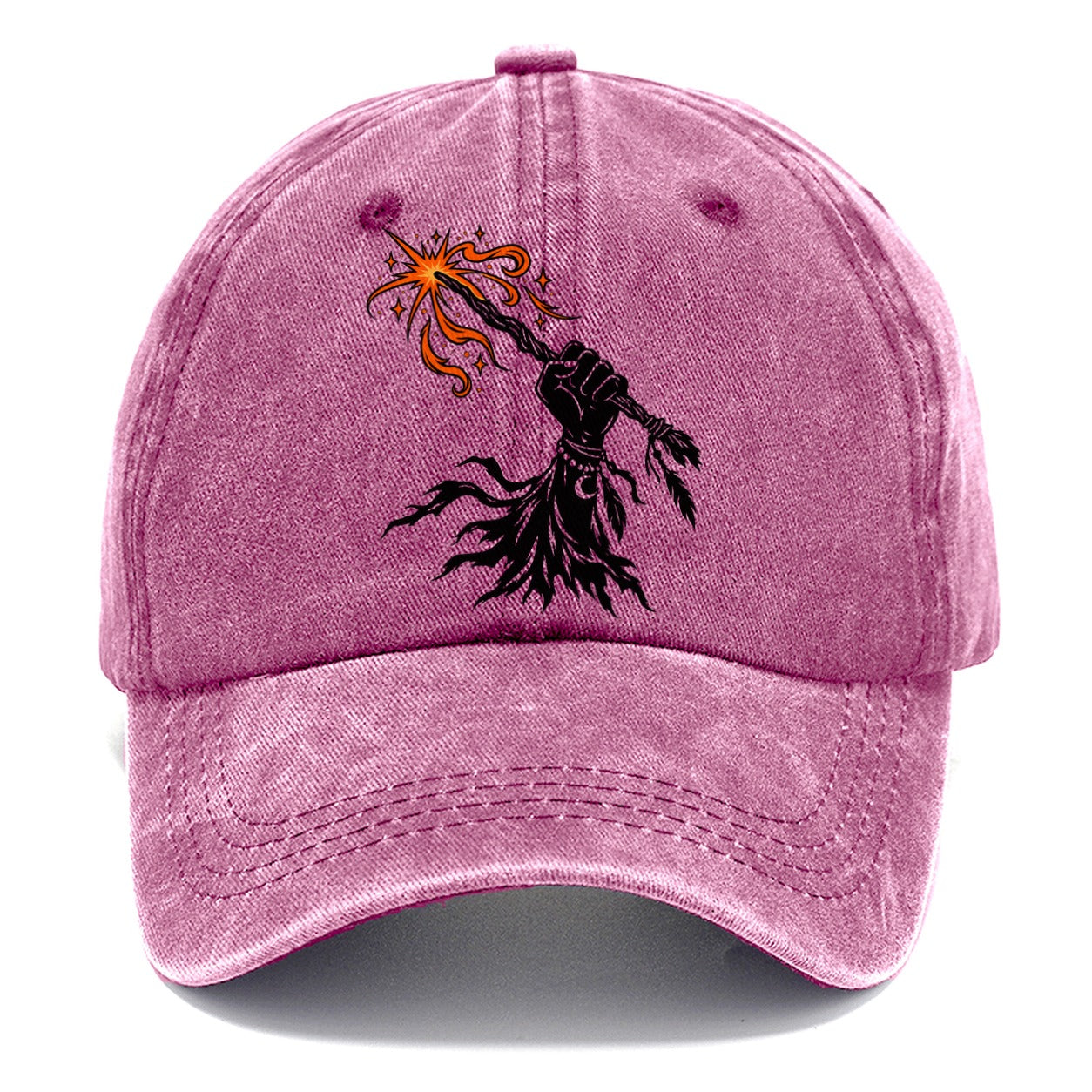 Witch Power Fist Witch Magic Classic Cap – Dusty Rose