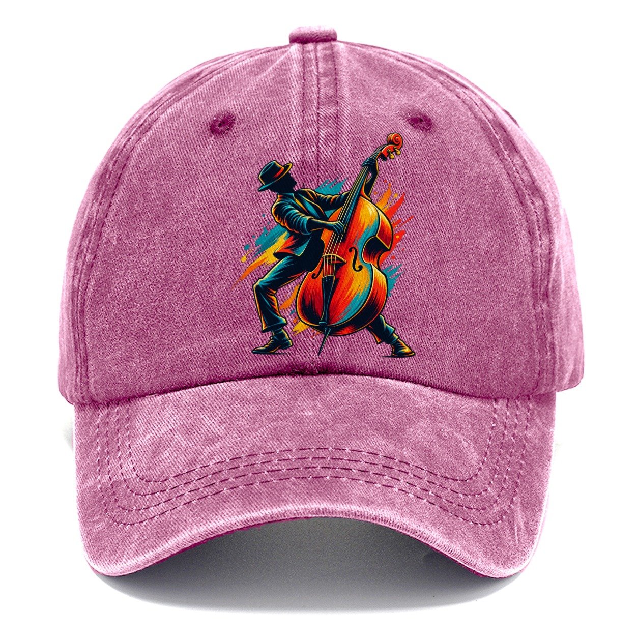 Double Bass Icon Music Instruments Classic Cap – Dusty Rose