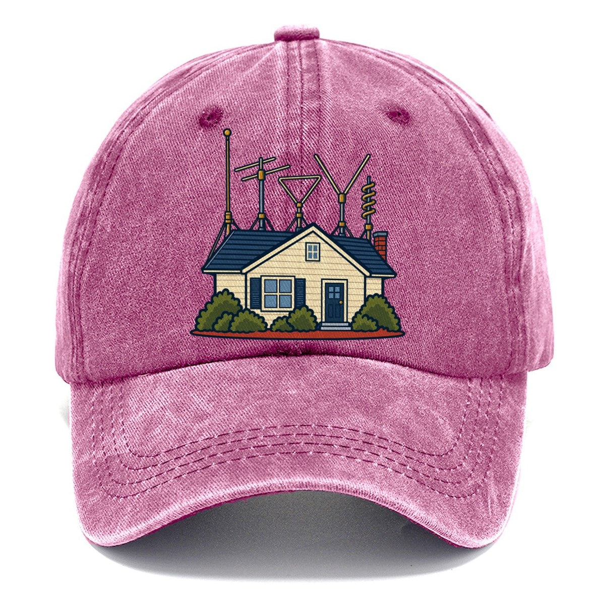 Antenna Filled Garden Amateur Radio Classic Cap – Dusty Rose