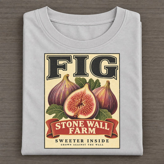 Fig Orchard Crate Classic T-shirt – Grey