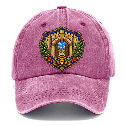 Jaffa Gate Keystone Jerusalem Classic Cap – Dusty Rose