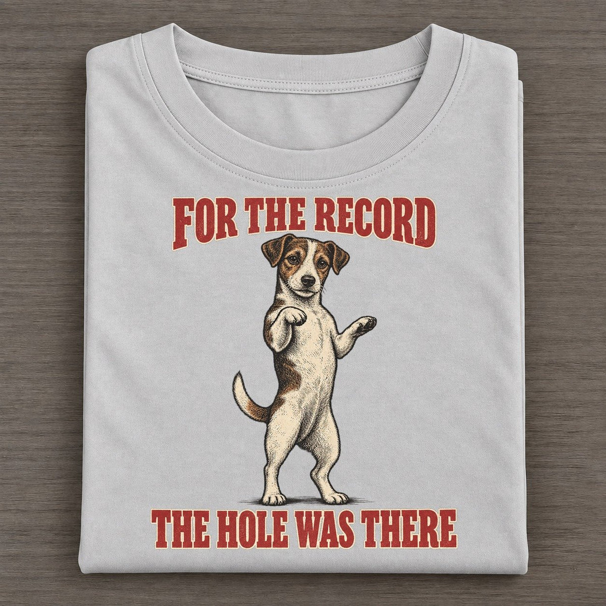 Jack Russell Terrier Dog Declarations Classic T-shirt – Grey
