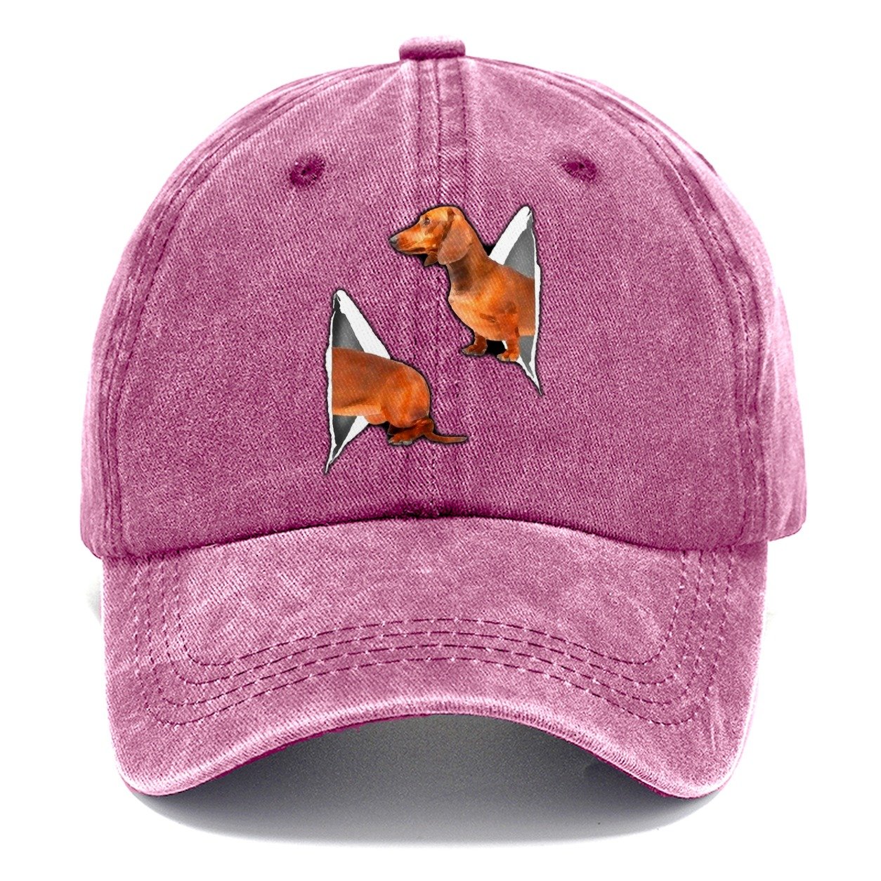Portal Dachshund Classic Cap – Dusty Rose