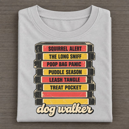 Dog Walker Rewind Shelf Classic T-shirt – Grey