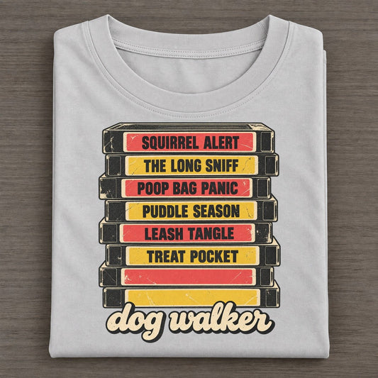 Dog Walker Rewind Shelf Classic T-shirt – Grey