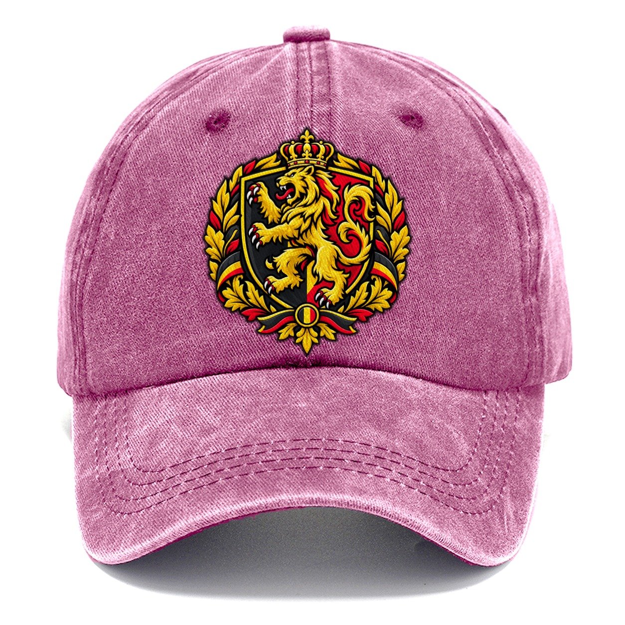 Belgium Heraldic Crest Country Logos Classic Cap – Dusty Rose