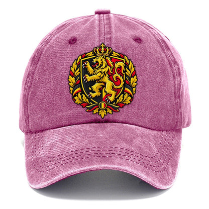 Belgium Heraldic Crest Country Logos Classic Cap – Dusty Rose