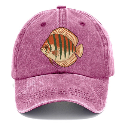 Discus Profile Study Aquarium Keeping Classic Cap – Dusty Rose